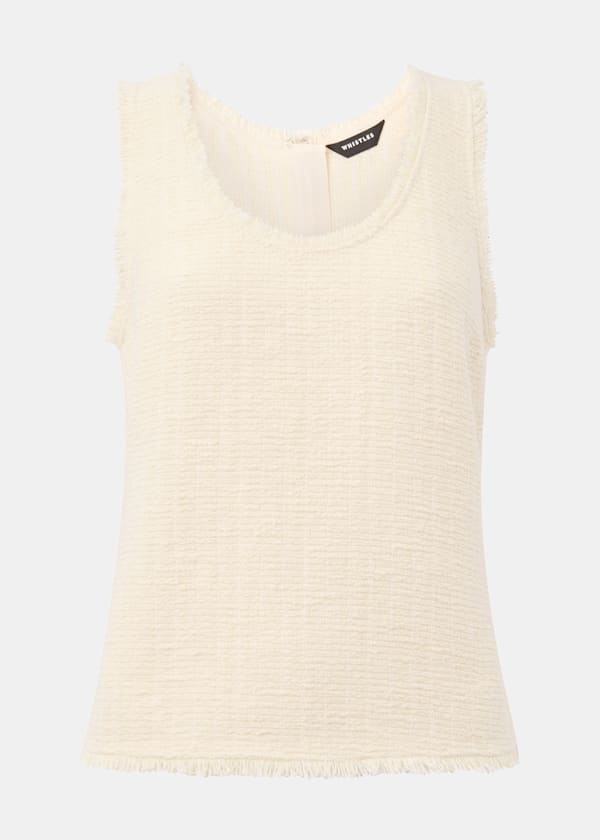 Ivory Lucie Boucle Tank