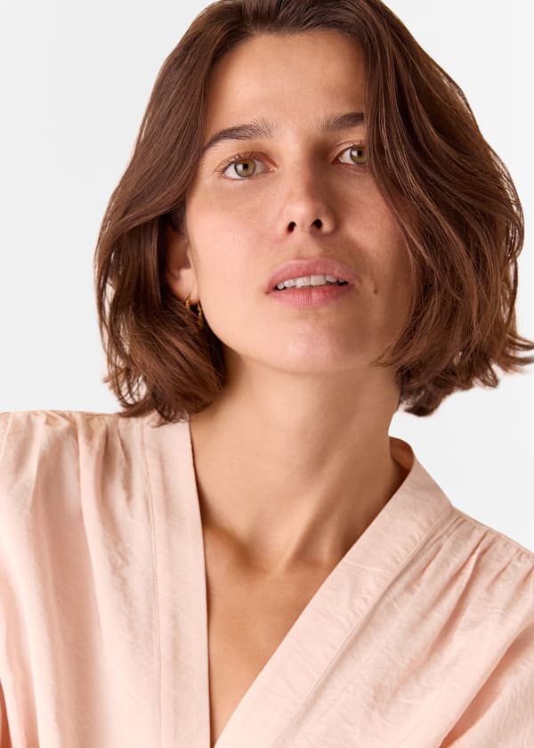 Pale Pink Gwen Sleeveless Blouse