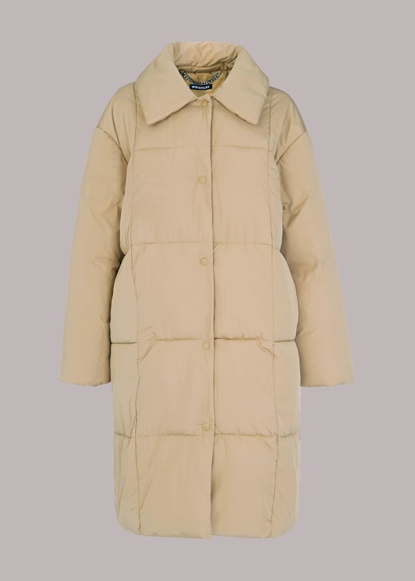 Camel Wren Puffer Coat