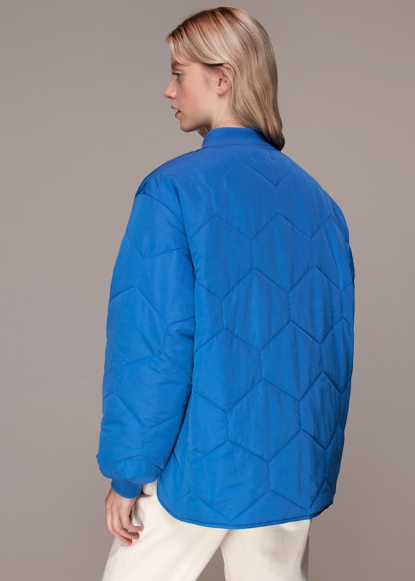 Blue Ida Short Quilted Coat