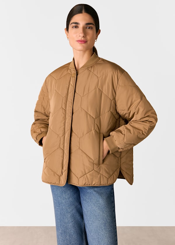 Ida Short Quilted Coat