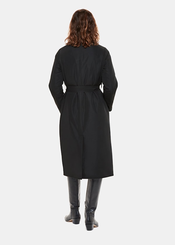 Black Senna Padded Mac