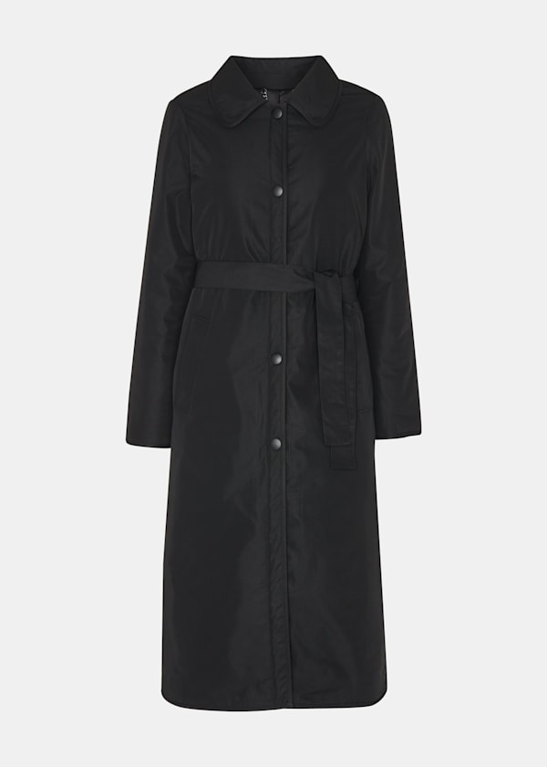 Black Senna Padded Mac