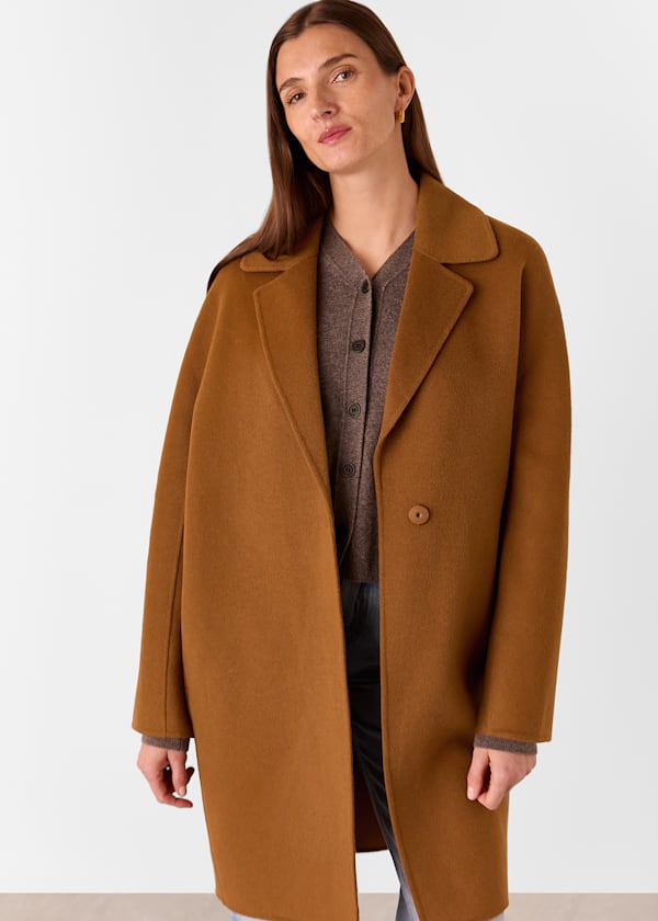 Julia Wool Double Faced Coat