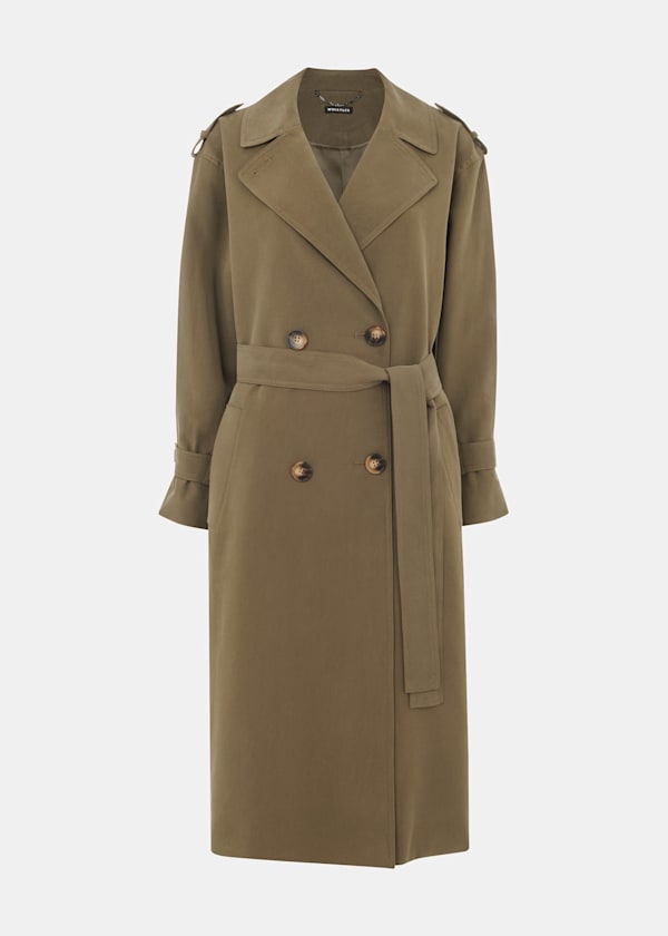 Khaki Riley Trench Coat