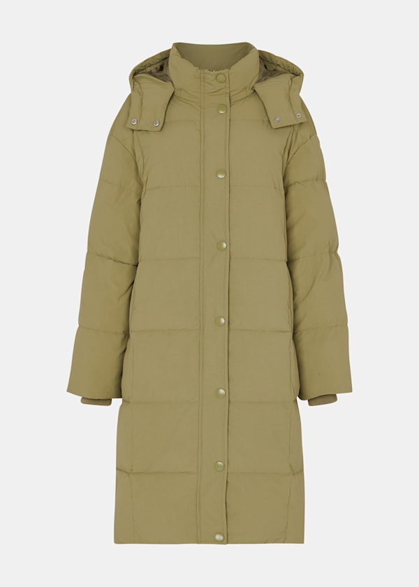 Khaki Una Puffa Coat