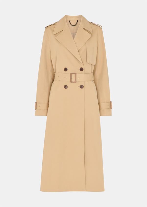 Neutral Valentina Trench Coat