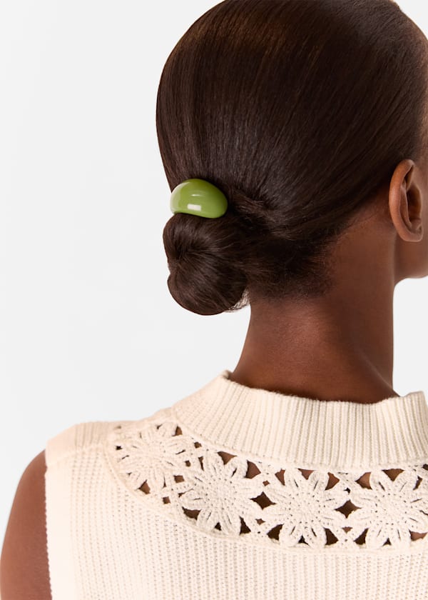Green Hair Cuff Set