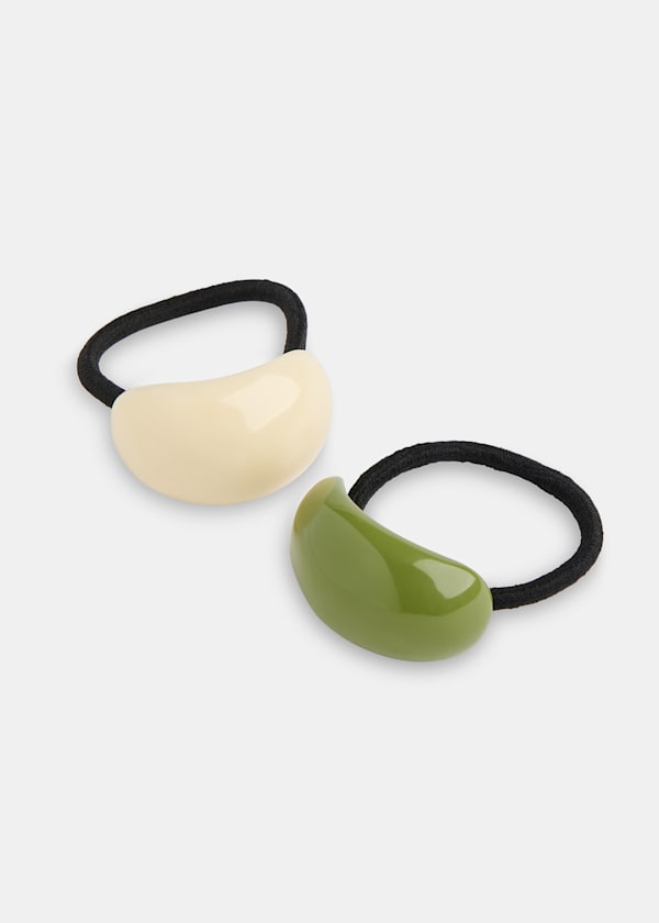 Green Hair Cuff Set