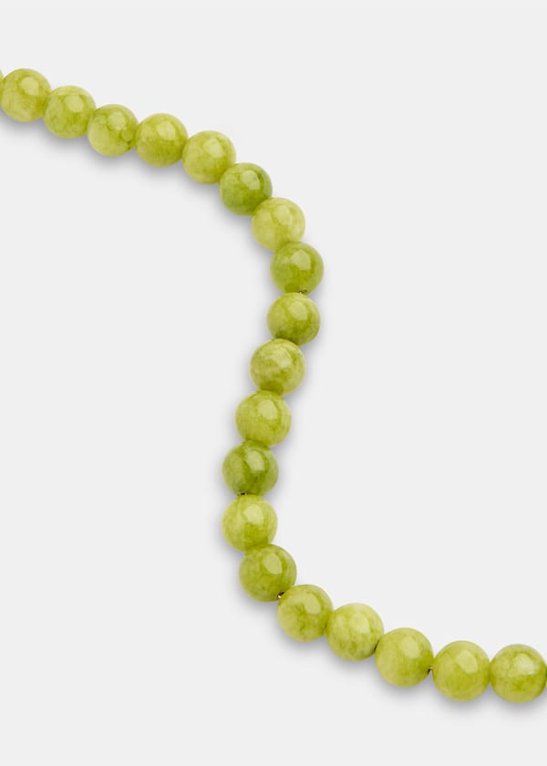 Green Large Sphere Bead Necklace