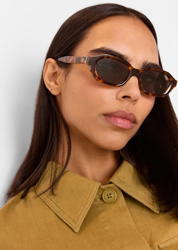 Brown Isle Of Eden Luca Sunglasses