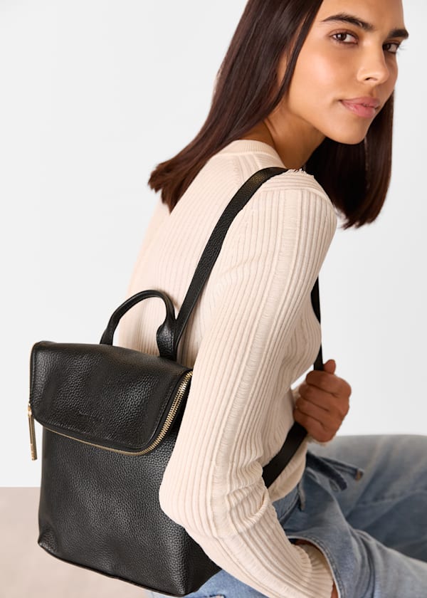 Black Mini Verity Backpack