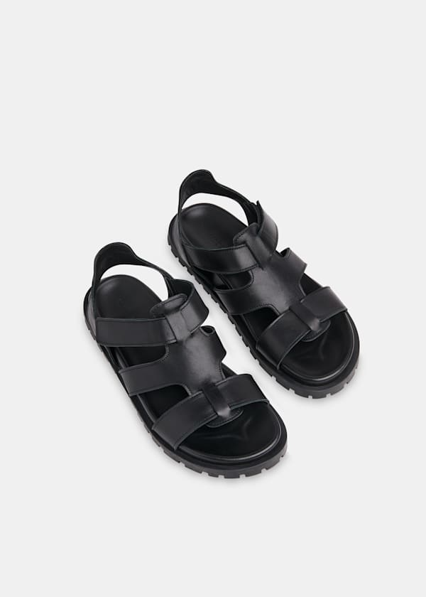 Black Freya Fisherman Sandal