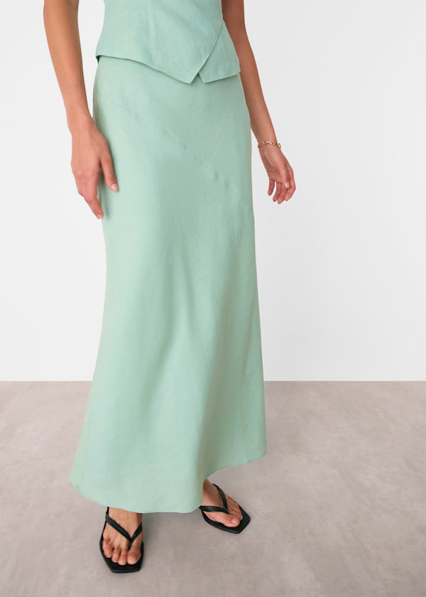 Mint Maxi Skirt