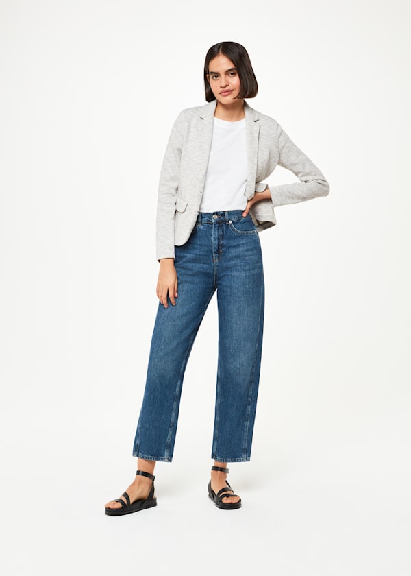 Grey Slim Jersey Jacket