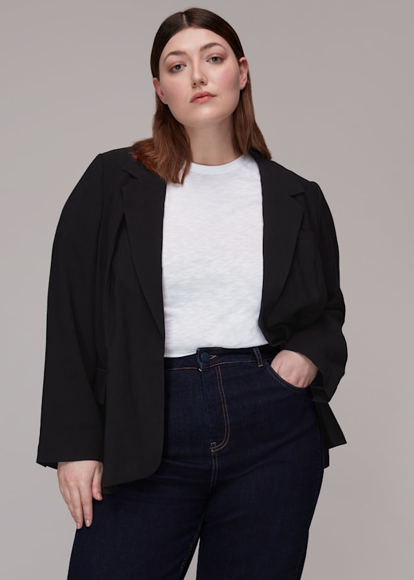 Black Cerys Relaxed Blazer