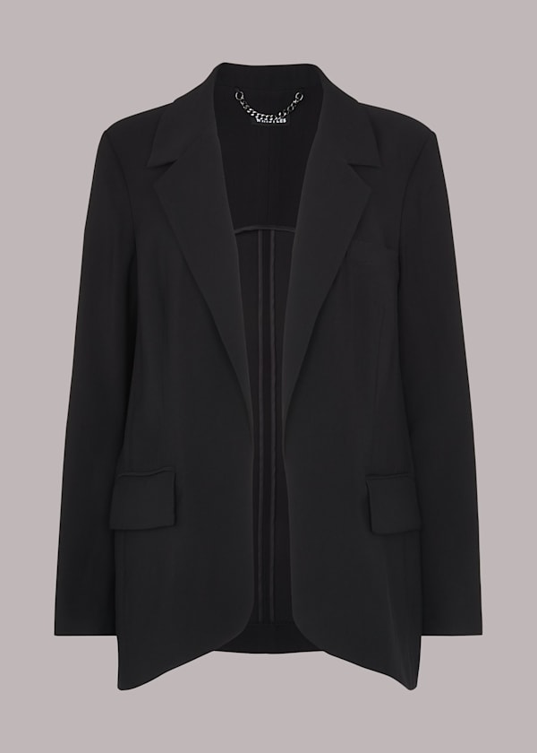 Black Cerys Relaxed Blazer