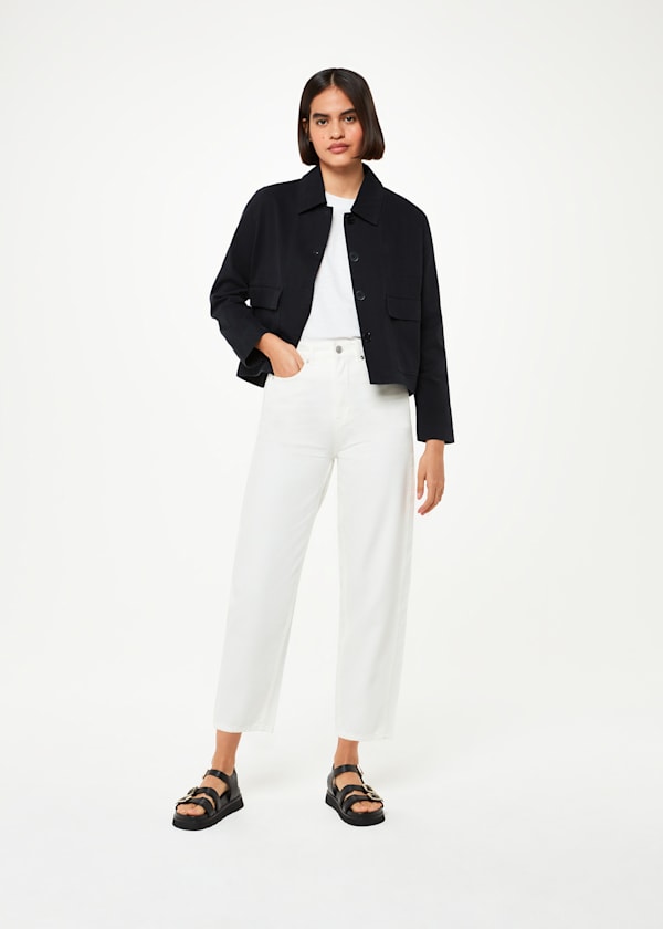 Washed Black Marie Casual Jacket