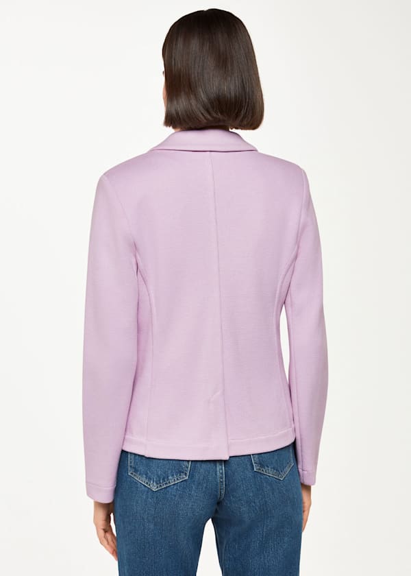 Lilac Jersey Jacket