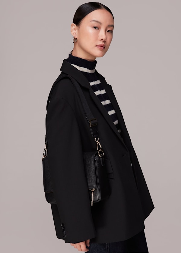 Black Carla Oversized Blazer