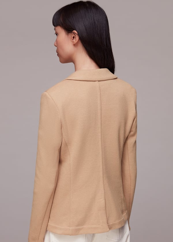 Camel Jersey Jacket