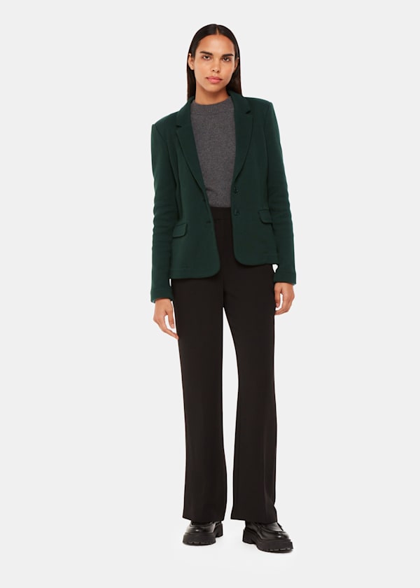 Forest Green Slim Jersey Jacket