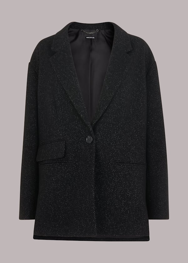 Maria Flecked Wool Jacket