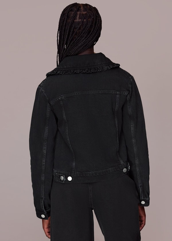 Collar Detail Denim Jacket