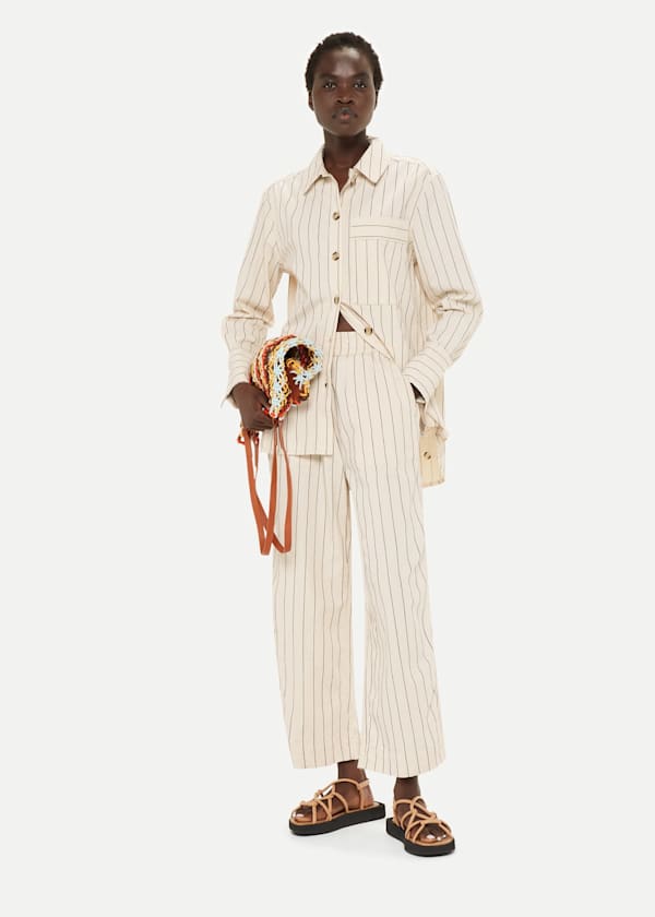 Kwammie Striped Overshirt