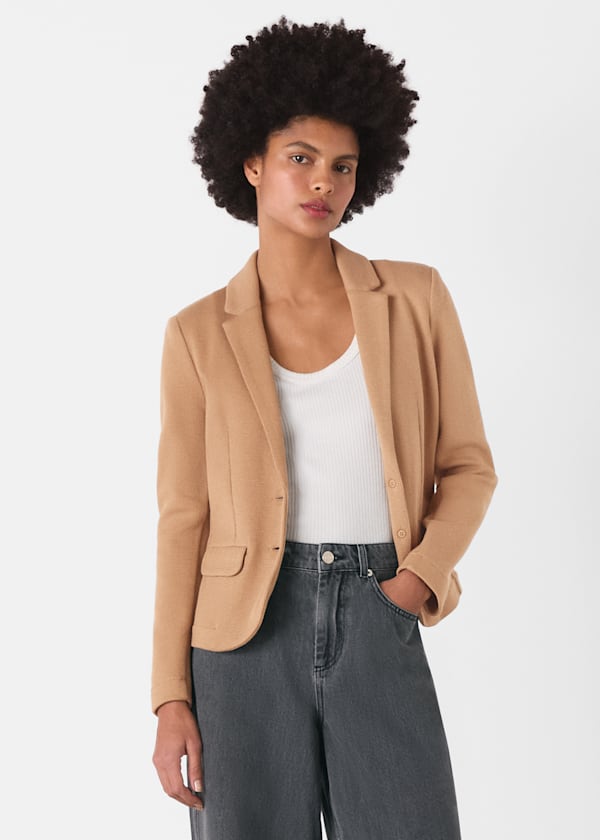Ladies jersey blazer uk sale