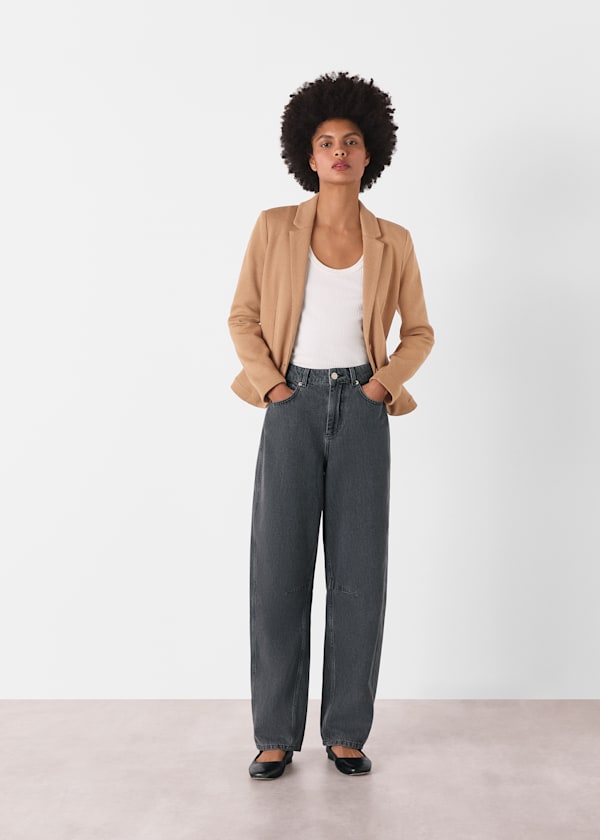 Neutral Slim Jersey Jacket