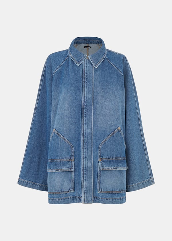 Flare Sleeve Denim Jacket