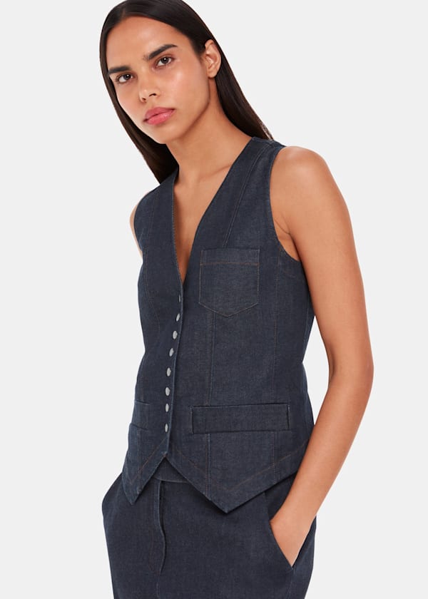 Joanna Denim Waistcoat