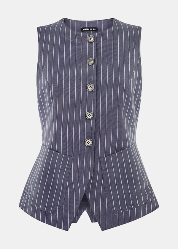 Lottie Pinstripe Waistcoat