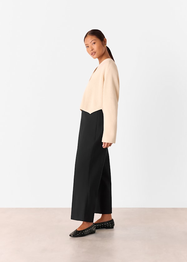 Black Camilla Wide Leg Pants