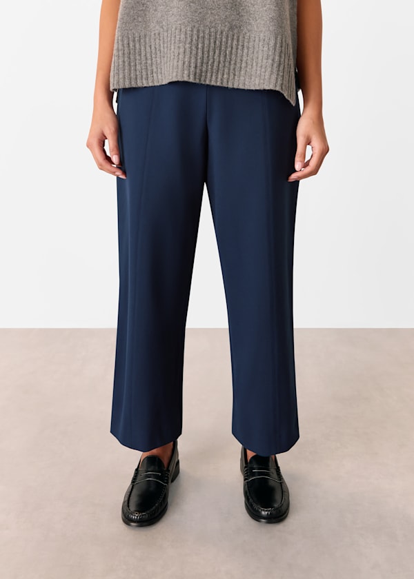Navy Camilla Wide Leg Pants