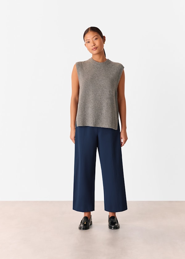 Navy Camilla Wide Leg Pants