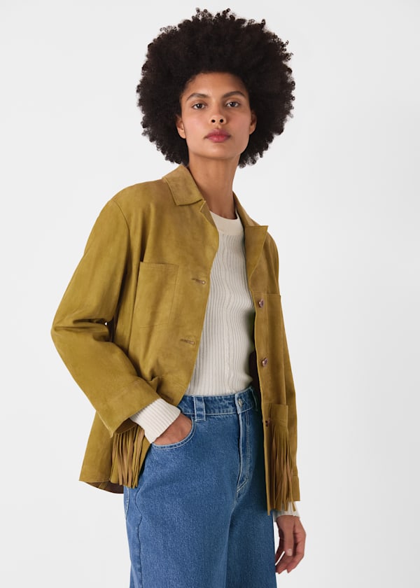 Ladies suede jackets uk store