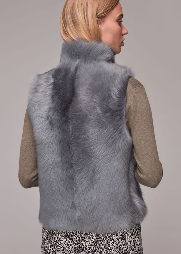 Grey Toscana Sheepskin Gilet