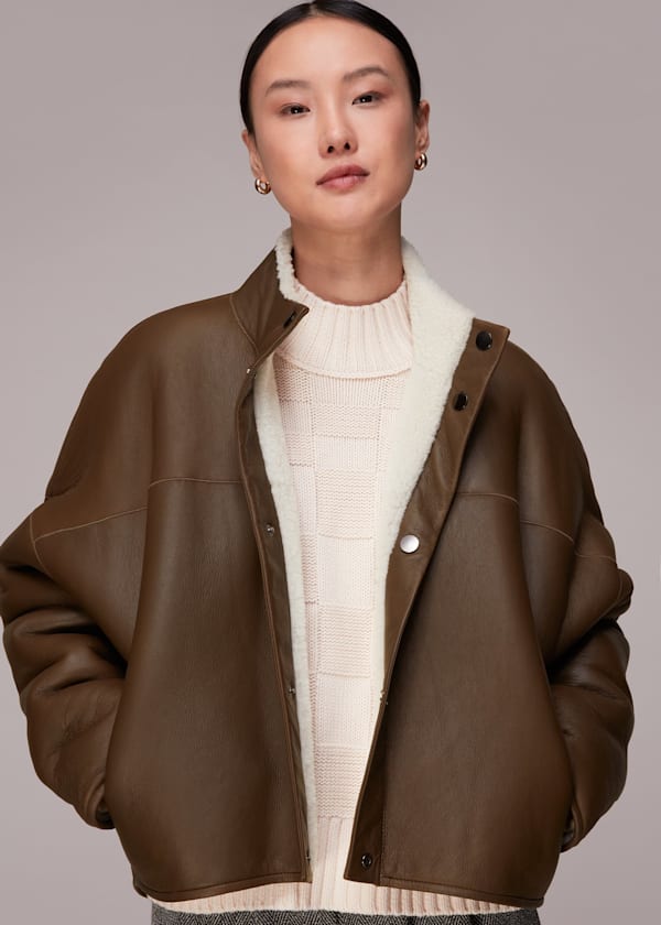 Brown Zoe Reversible Coat