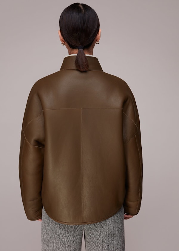 Brown Zoe Reversible Coat