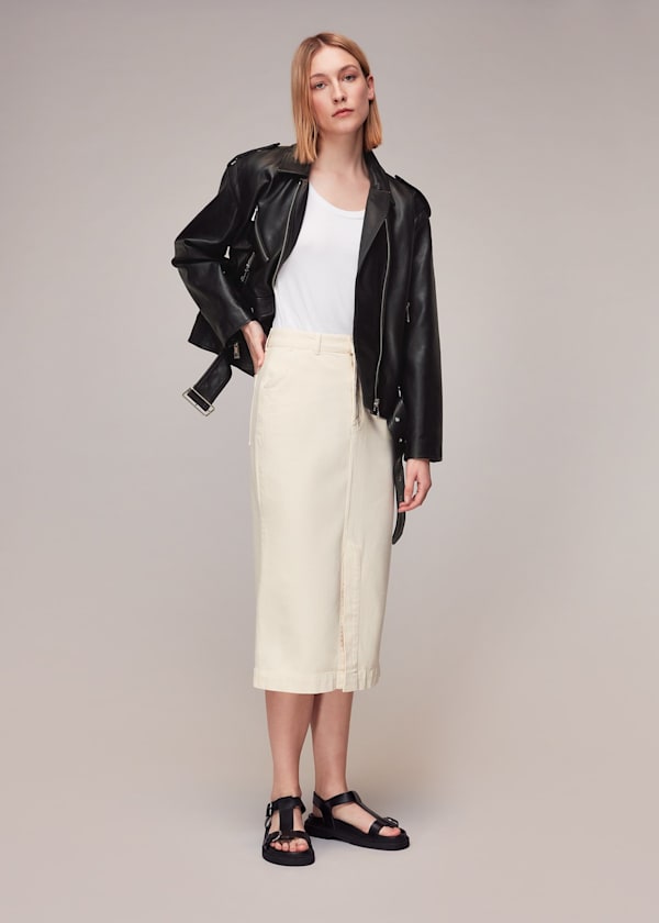 Sophia Oversized Leather Biker