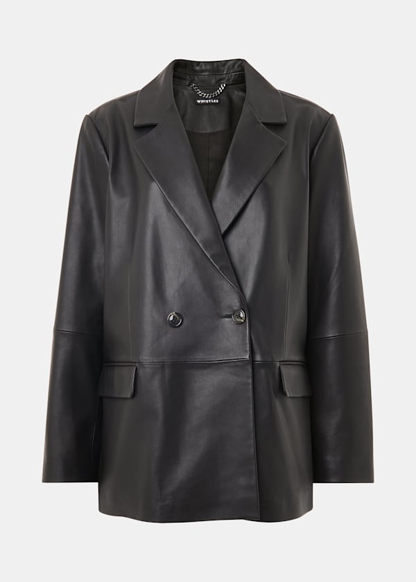 Black Keeley Double Breasted Blazer