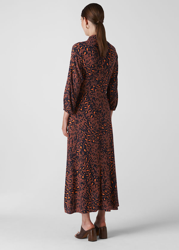 Amara Brushed Leopard Dress