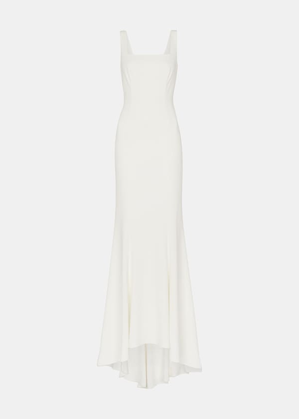 Ivory Mia Square Neck Wedding Dress