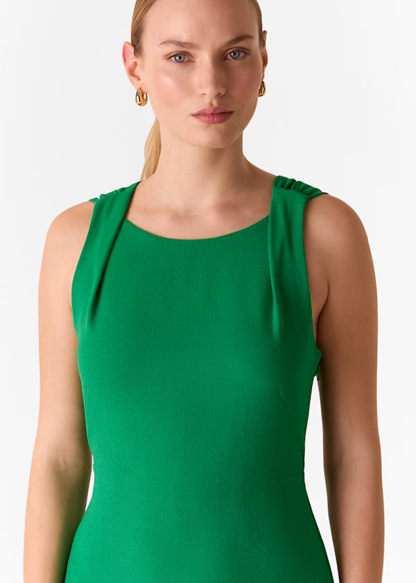Green Tie Back Maxi Dress