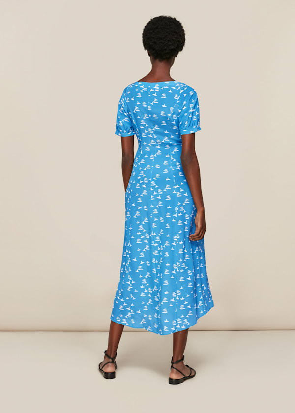 Multicolour Silk Island Dress