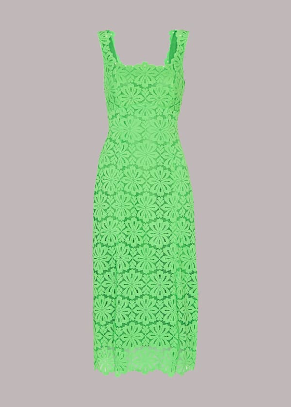Green Noelle Lace Dress