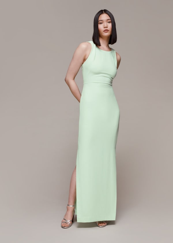 Mint Tie Maxi Dress