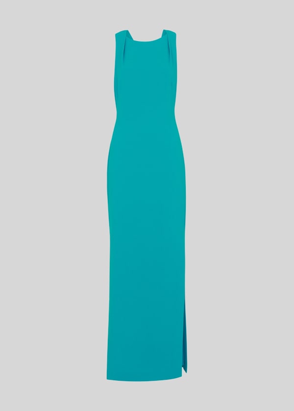 Turquoise Tie Back Dress